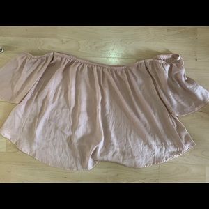 AMERICAN EAGLE💖Baby Pink Off the Shoulder Blouse
